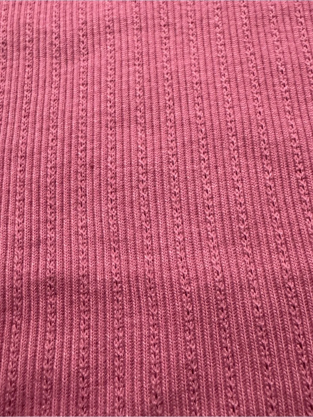 OshKosh B’gosh Toddler Girls Pink Ribbed Tank Top Size 5T Sleeveless Lace